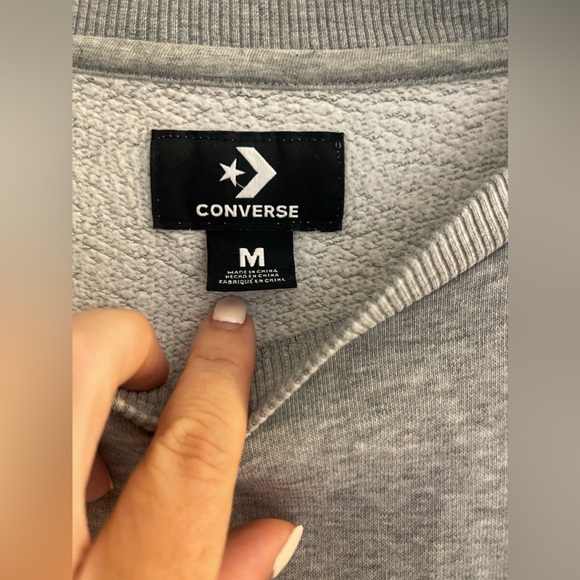 Converse Men's Star Chevron Graphic Crew Sweatshirt SizeM - Picture 4 of 5